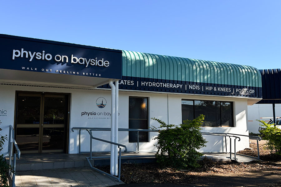 Freshly painted roof for a Physio business